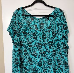 Torrid skull shirt